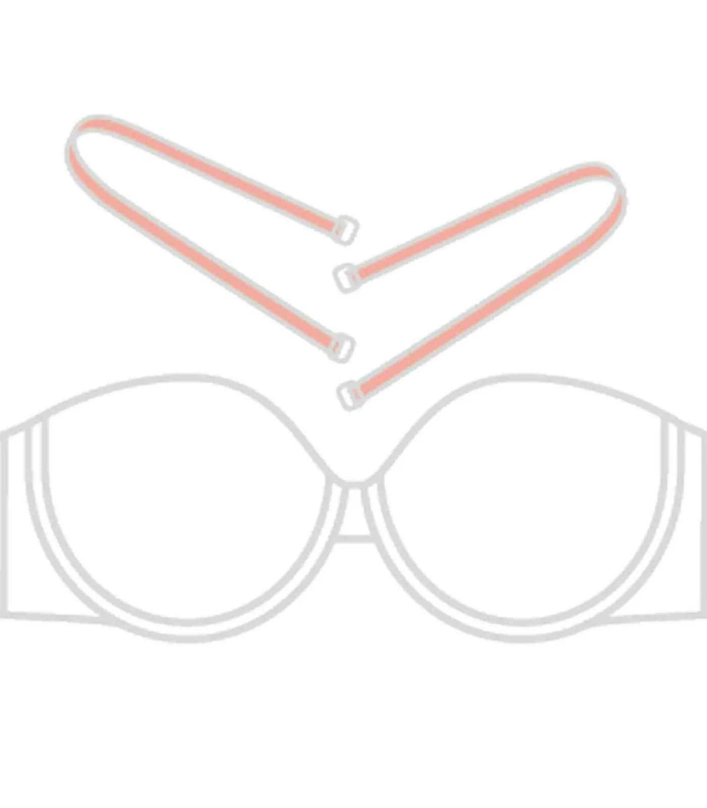 SELMARK Transparante bandjes transparent Discount