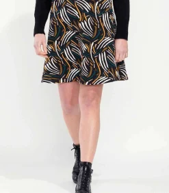 La Fiancée Trapeze rok SANIWA black Online