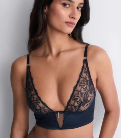 Aubade Triangelbralette Satin Memories blue Best