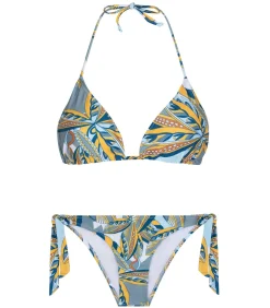 Chic by Lirette Triangle Bikini Palm - Caribbean Jungle orange