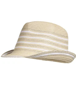 ISOTONER Trilby dameshoed, gestreept silver Hot