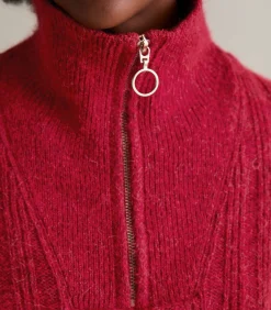 Marc O’Polo DENIM Troyer trui relaxed red