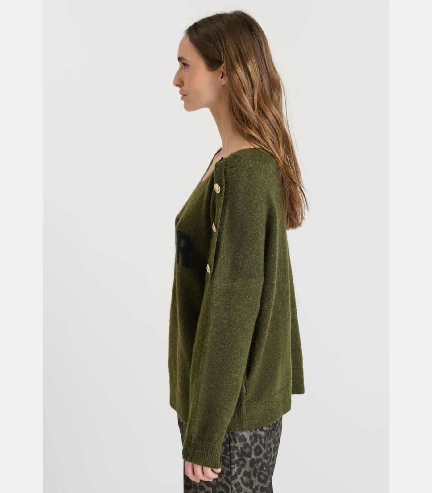 Le Temps des Cerises Trui GALLI green Online