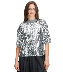Cartoon Trui met pailletten multicolor Sale