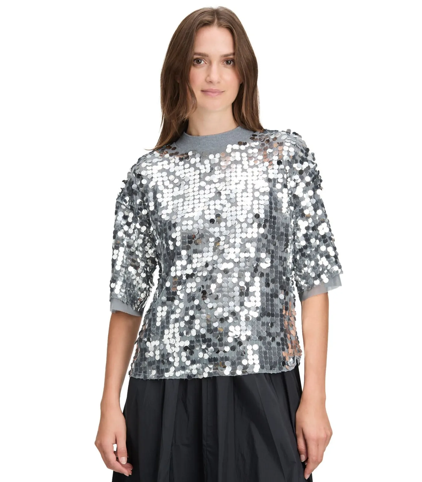 Cartoon Trui met pailletten multicolor Sale