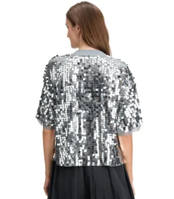 Cartoon Trui met pailletten multicolor Sale