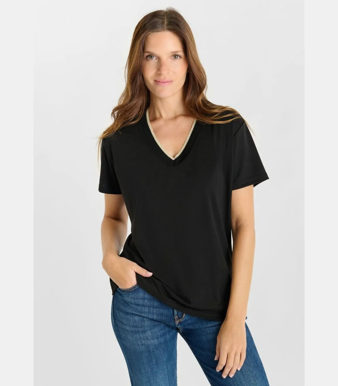 Le Temps des Cerises T-shirt FUKA black Discount