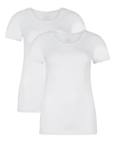 Bamboo basics T-shirt KATE Set van 2 white Best