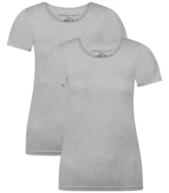 Bamboo basics T-shirt KATE Set van 2 gray
