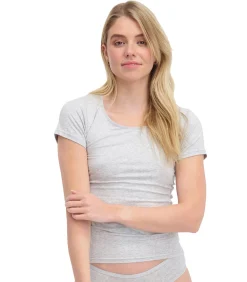 Bamboo basics T-shirt KATE Set van 2 gray