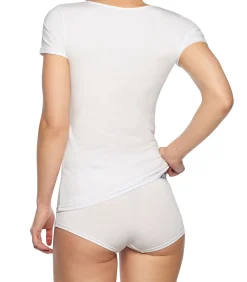 Bamboo basics T-shirt KATE Set van 6 white Best