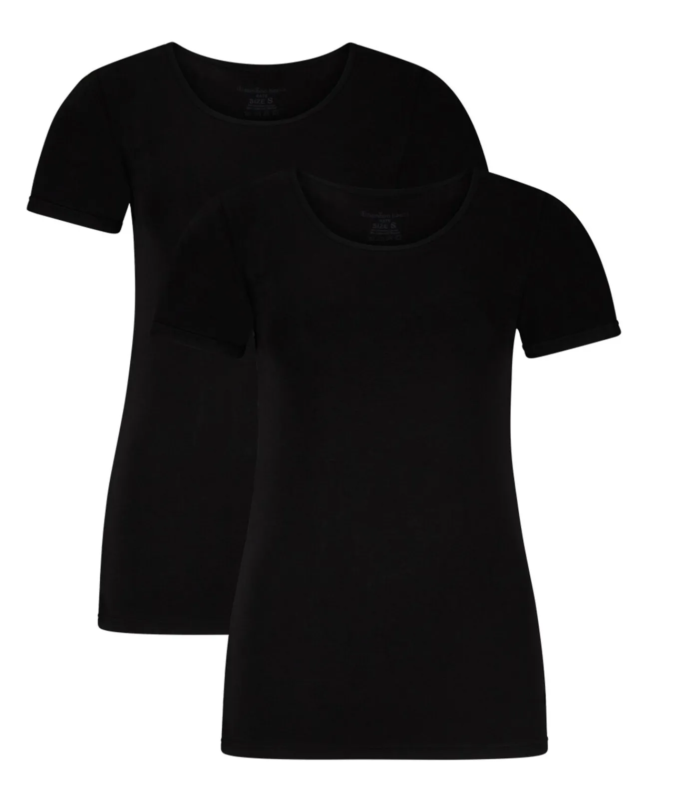 Bamboo basics T-shirt KATE Set van 2 black Clearance