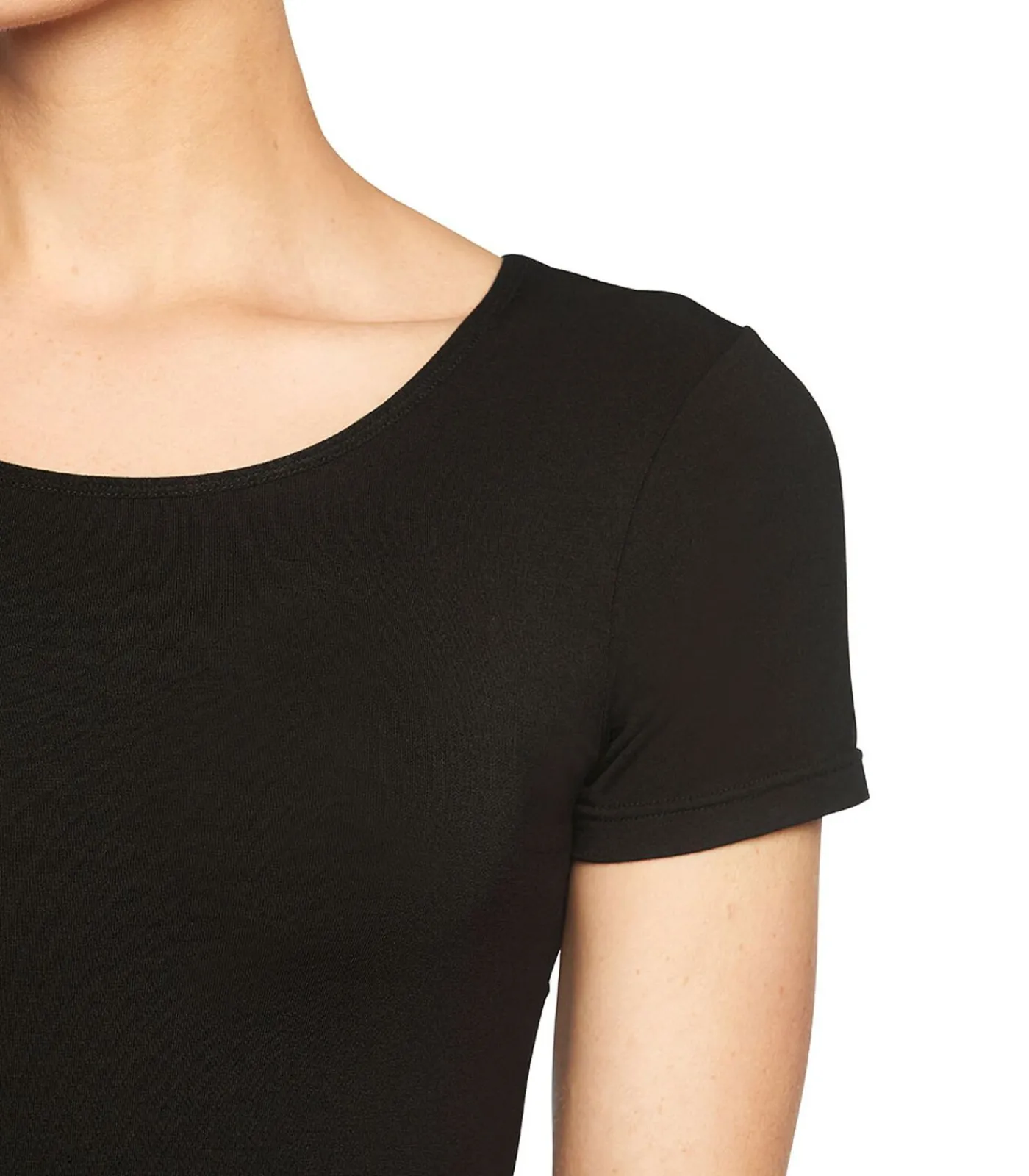 Bamboo basics T-shirt KATE Set van 2 black Clearance