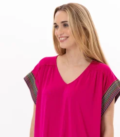 LE CHAT T-shirt PAMPELONNE 930 jersey pink Sale