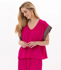 LE CHAT T-shirt PAMPELONNE 930 jersey pink Sale