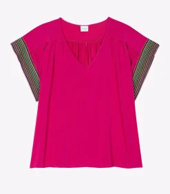 LE CHAT T-shirt PAMPELONNE 930 jersey pink Sale