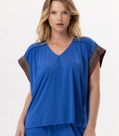 LE CHAT T-shirt PAMPELONNE 930 jersey blue