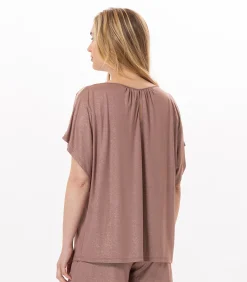 LE CHAT T-shirt RAMATUELLE 930 viscose brown Sale