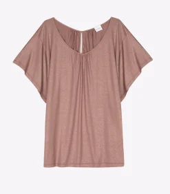 LE CHAT T-shirt RAMATUELLE 930 viscose brown Sale