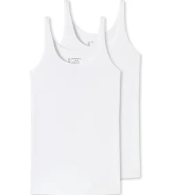 SCHIESSER T-shirt Set van 2 white Clearance
