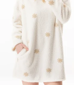 LE CHAT Tuniek met capuchon en motief ESSENTIEL 130 offWhite