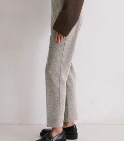 Marc O'Polo Tweed jersey broek slim beige Sale