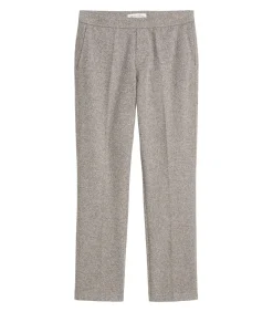 Marc O'Polo Tweed jersey broek slim beige Sale