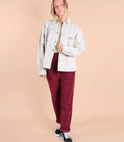 Oxbow Twill overhemd van AOP GENTIANA green Best