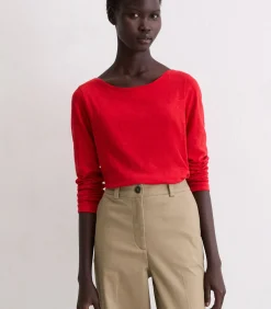 Marc O'Polo U-boot longsleeve regular red Outlet