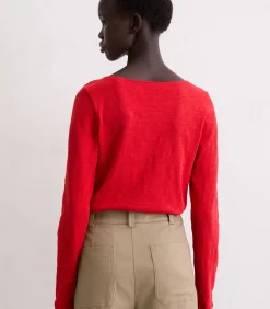 Marc O'Polo U-boot longsleeve regular red Outlet
