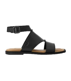 UGG Delray leren sandalen voor dames in zwart black Clearance