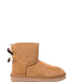 UGG Mini Bailey Bow II grijze laarzen gray New
