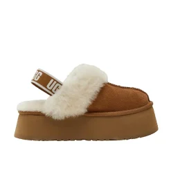 UGG suède leren mules met schapenvacht voering in bruin brown Discount
