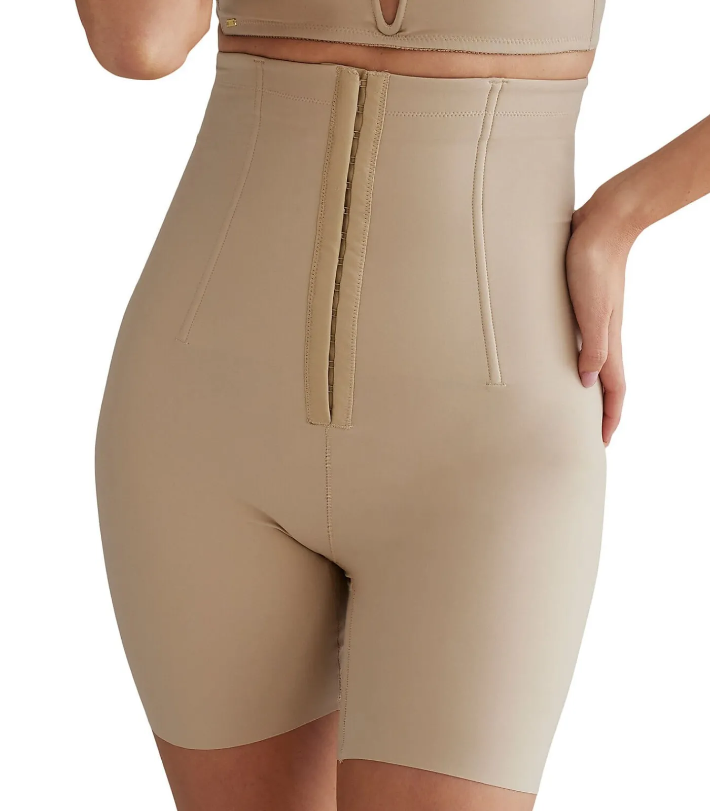 SELMARK Ultra hoge taille panty Curves beige Online