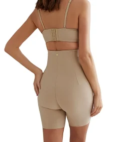 SELMARK Ultra hoge taille panty Curves beige Online