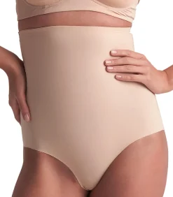 Bye Bra Ultra hoge taille Sculpting slip beige Best