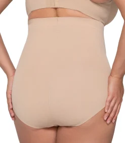 LUNA Ultra hoge taille slip SCULPT beige Clearance