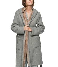 SELMARK Uniseks badjas met kap PC1 STYLE ADD gray New