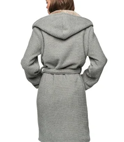 SELMARK Uniseks badjas met kap PC1 STYLE ADD gray New