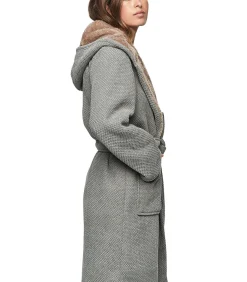 SELMARK Uniseks badjas met kap PC1 STYLE ADD gray New