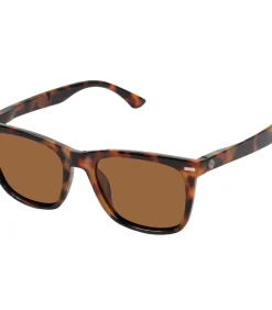 ISOTONER Unisex rechthoekige zonnebril Schildpad lightBrown Online