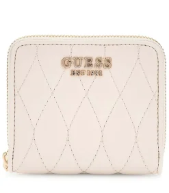 GUESS Valla Slg Small Zip Around white Discount
