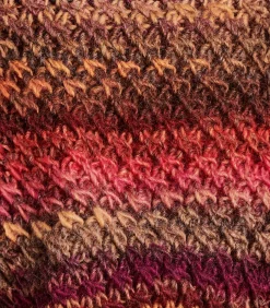 La Fée Maraboutée Veelkleurige tricoté muts red Online