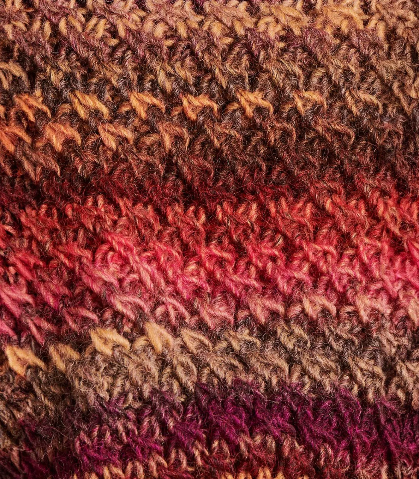 La Fée Maraboutée Veelkleurige tricoté muts red Online