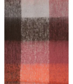 J&JOY Veelkleurige vierkante sjaal met franje multicolor Clearance