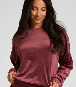 Hunkemöller Velours Top red Best