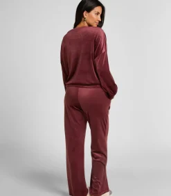 Hunkemöller Velours Top red Best