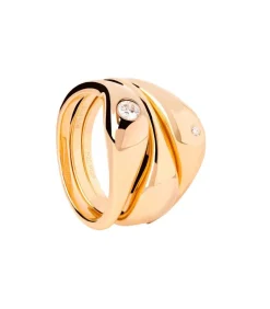 PDPAOLA Verguld zilveren ringen set Sugar gold New