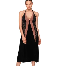 LUNA V-hals zomer maxi jurk MANHATTAN multicolor Sale