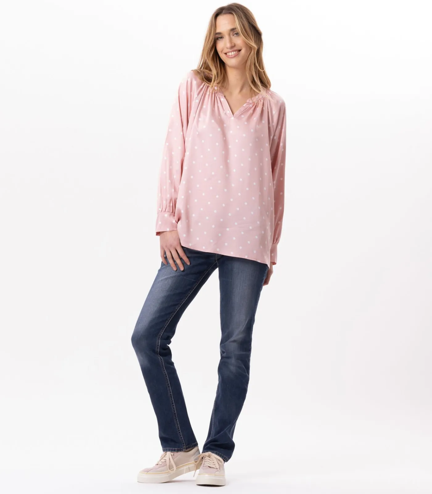 LE CHAT Viscose blouse GIOIA 831 pink Sale